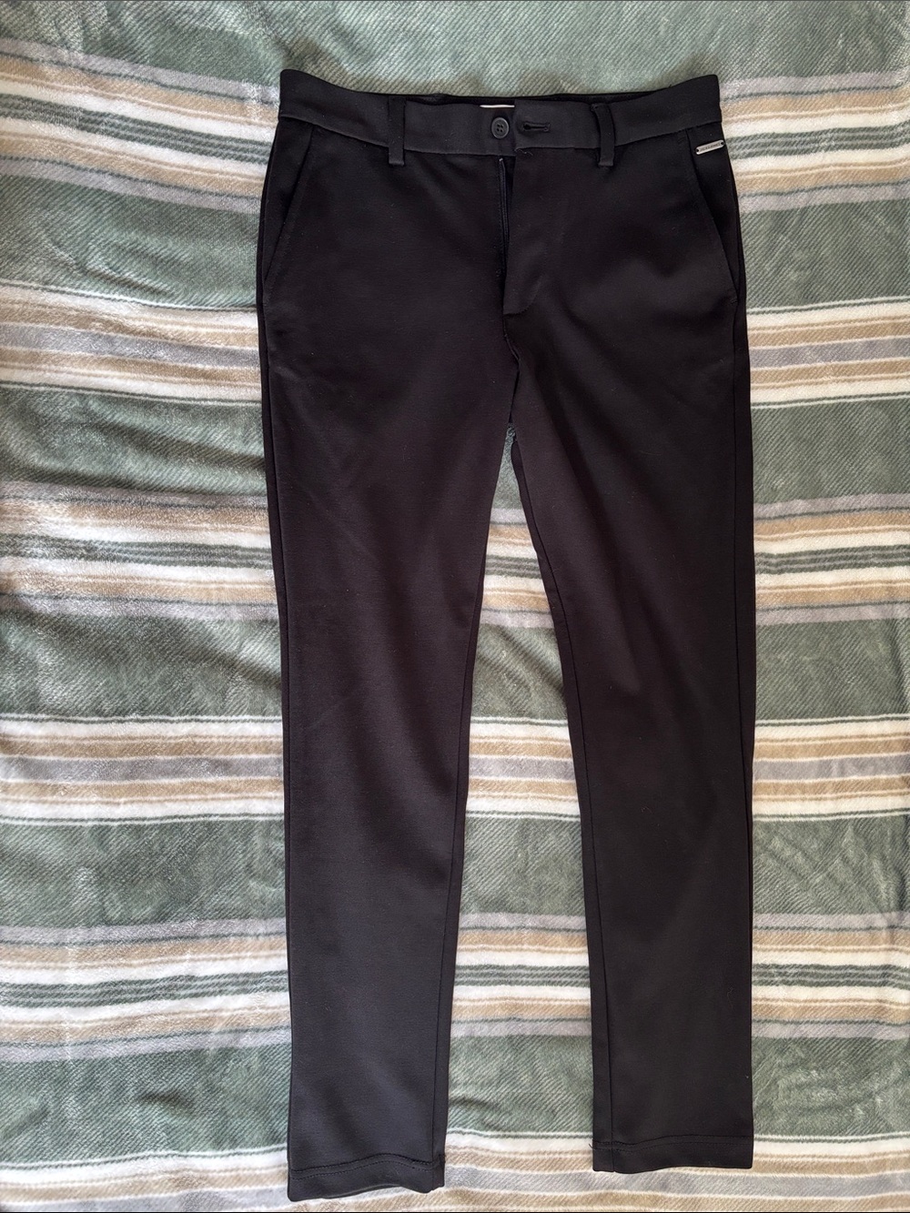 Jack and Jones Black Slim Dress Pants